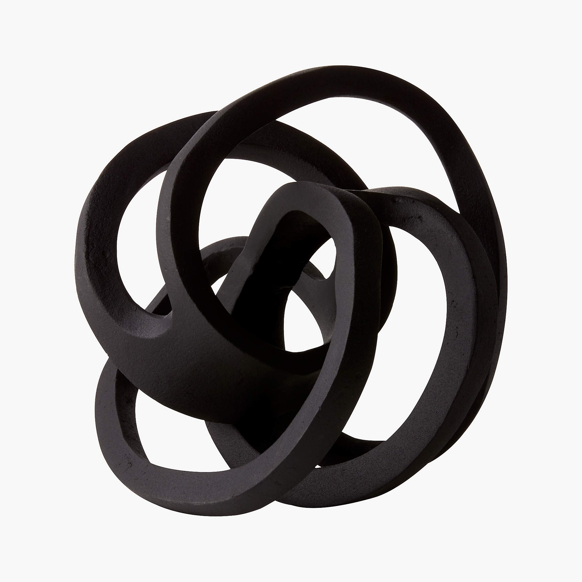 Infinity Black Knot Sculpture - Image 0