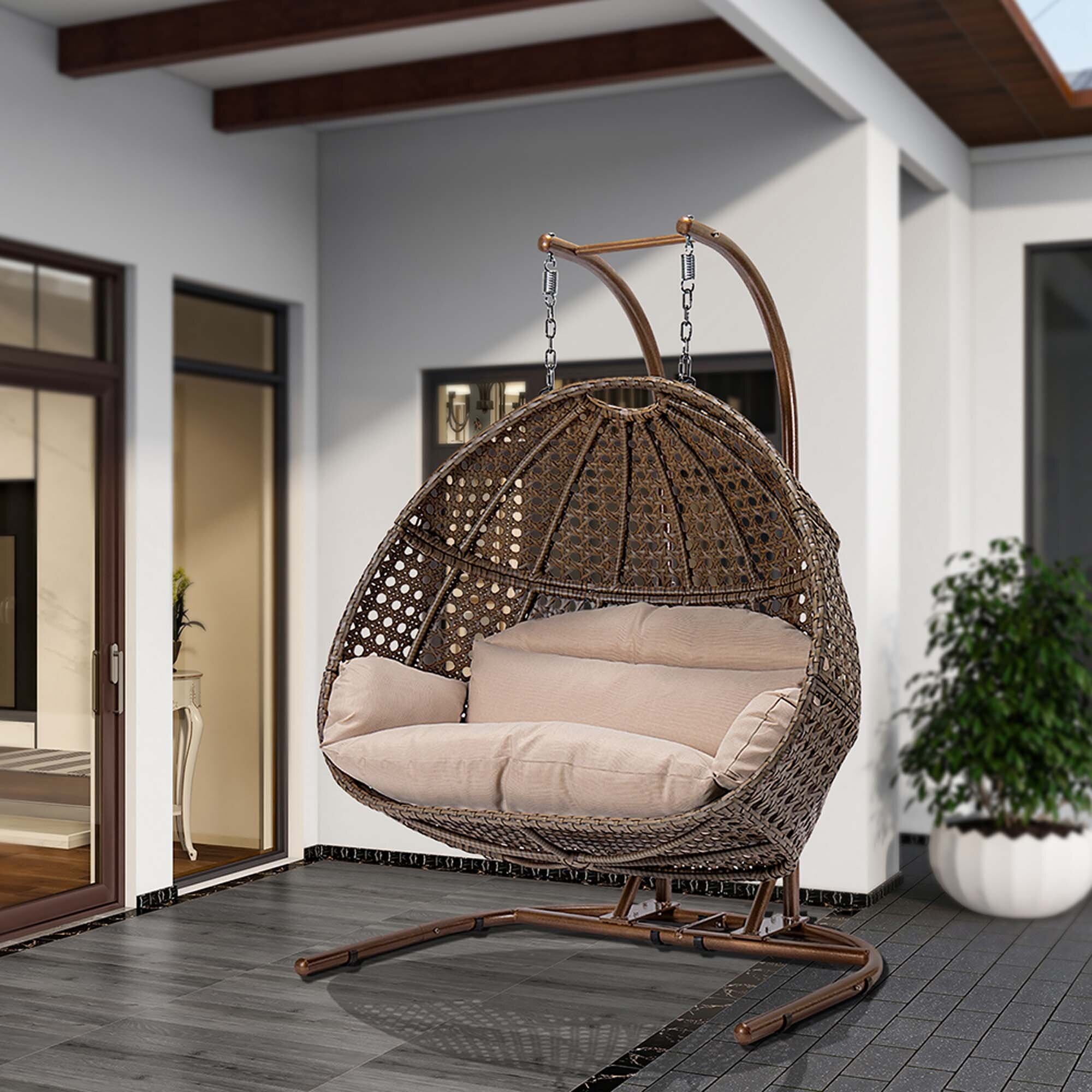 Bouncetable Double Swing Chair in Bronze - Image 0