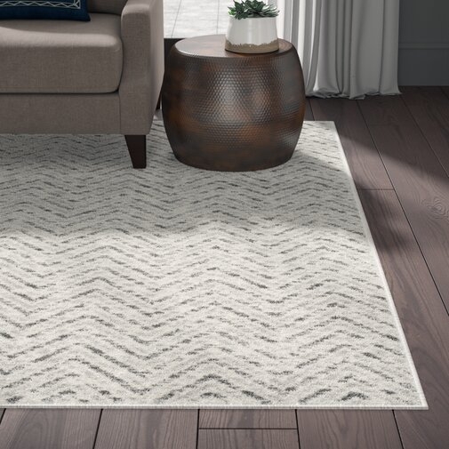 Connie Ivory/Charcoal Area Rug- 8x10 - Image 0