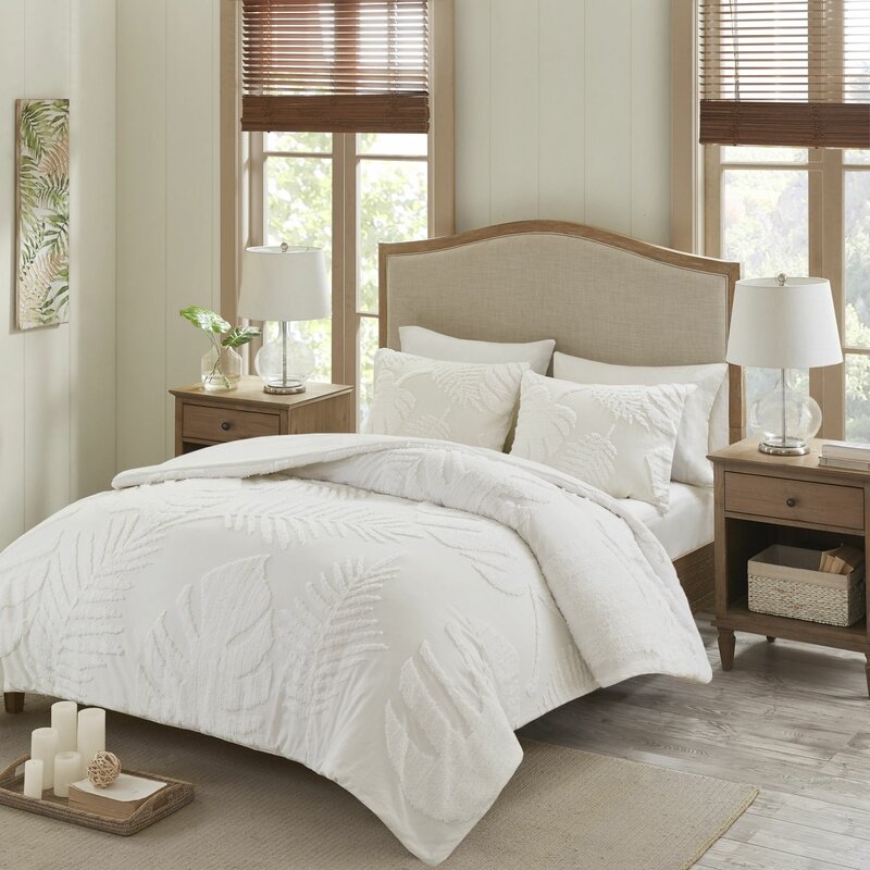 Barron Tufted Palm Comforter Set, King/Cal. King - Image 0