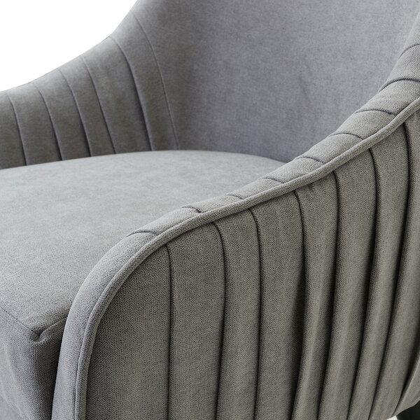 Jessup Pleated Armchair_Gray - Image 2