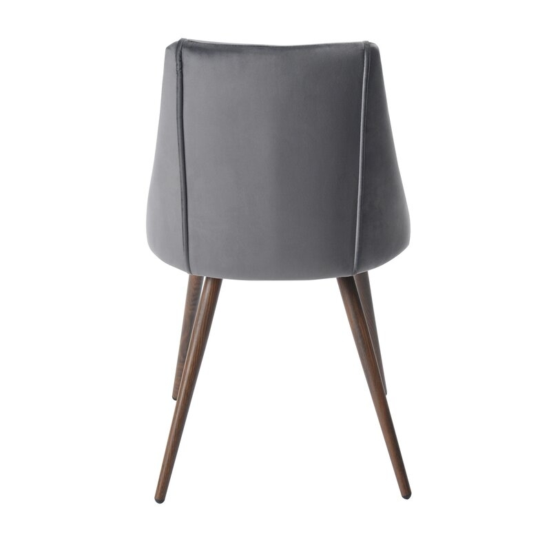 Dark Grey/ Brown Camron Side Chair (Set of 2) - Image 1