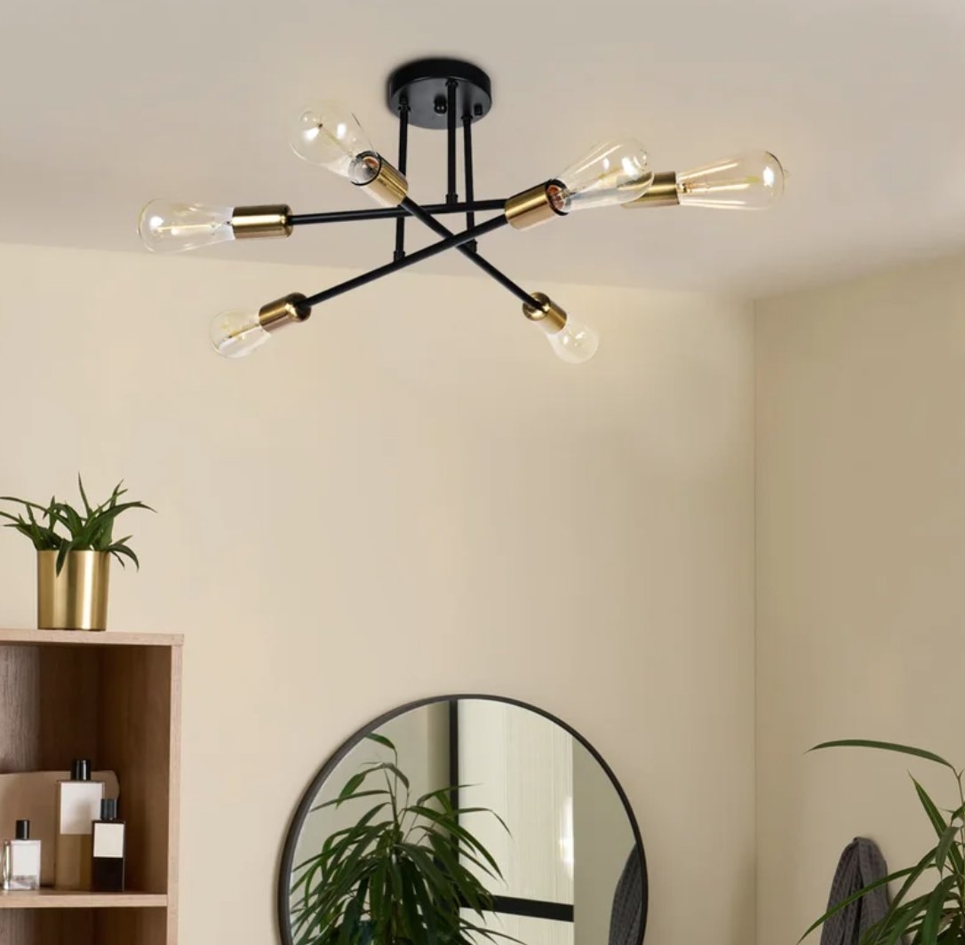 Colson 6-Light 23.6" Semi Flush Mount - Image 1