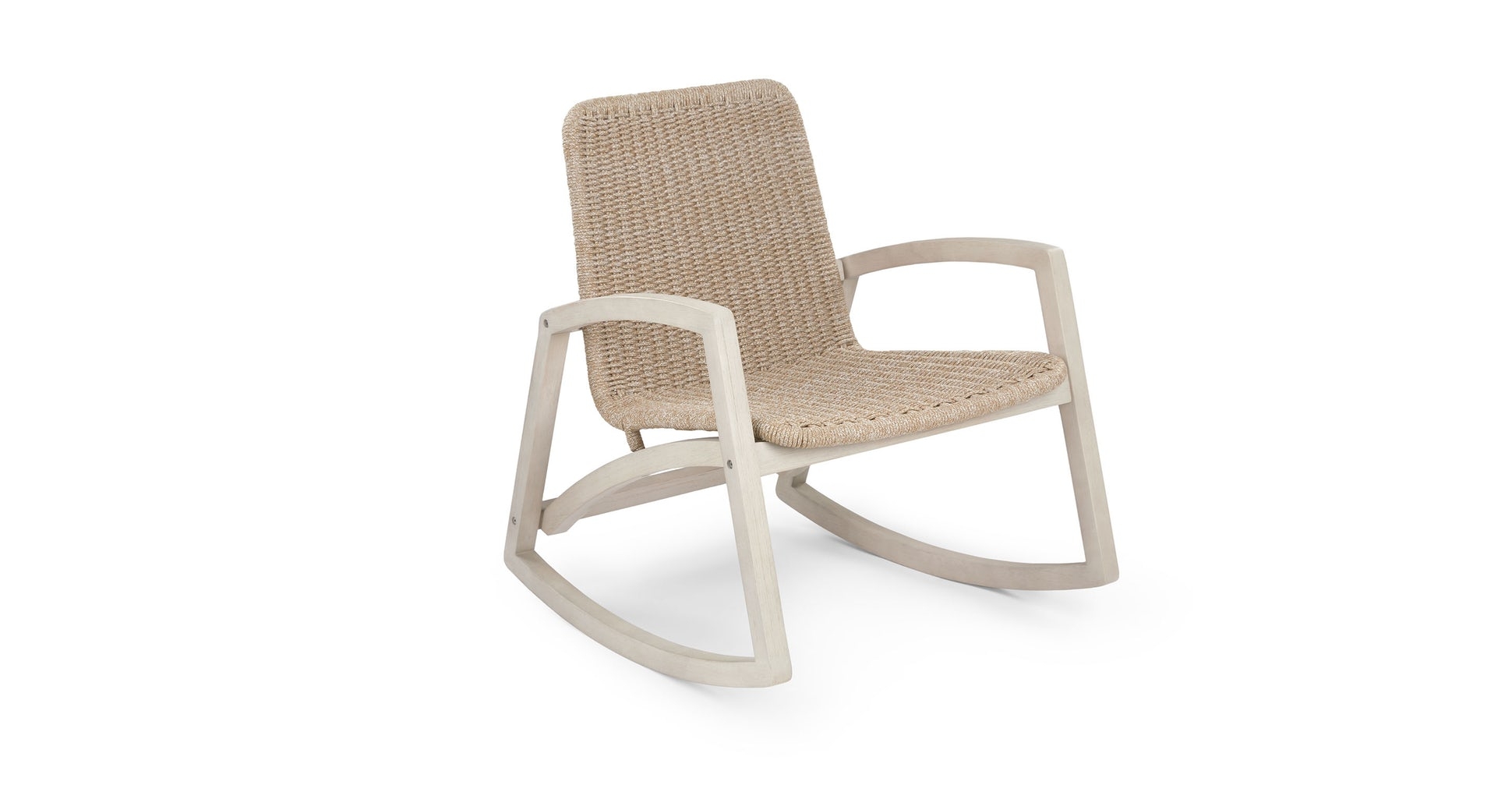 Lynea Brushed Taupe Rocking Chair - Image 1