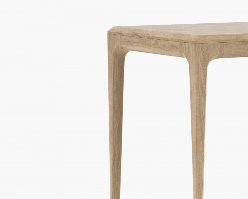 Linden Side Table - White Wash Oak - Image 3