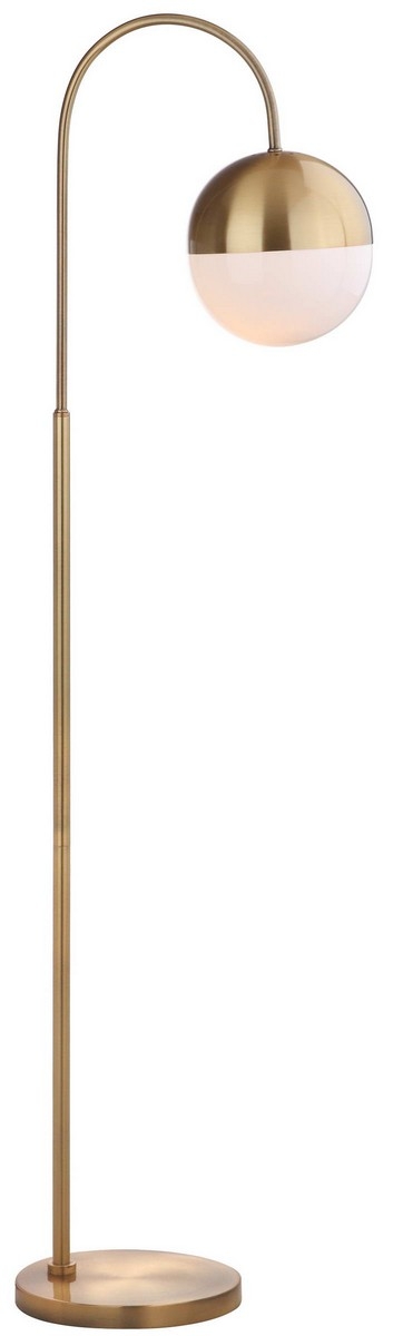 Jonas 55.5-Inch H Floor Lamp - Brass Gold - Safavieh - Image 2