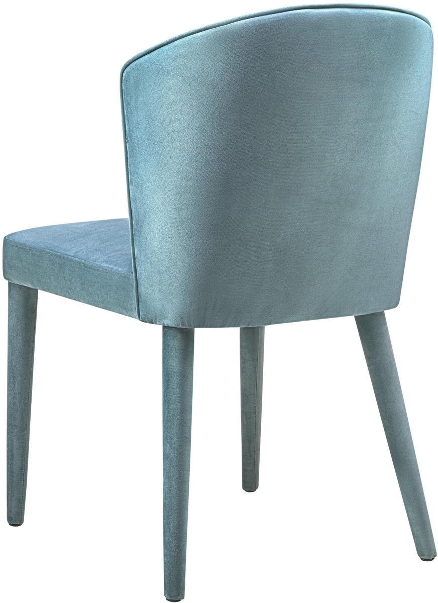 Metropolitan Sea Blue Velvet Chair - Image 2