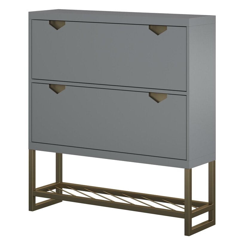 Brielle 12 Pair Shoe Storage Cabinet - Image 1