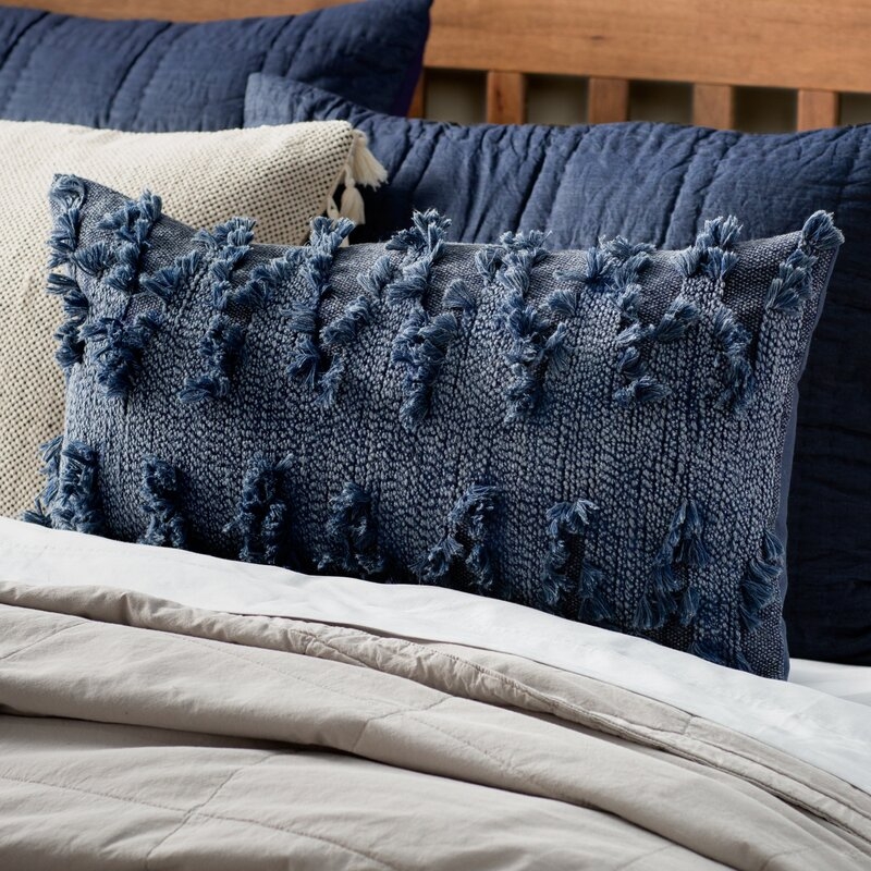 Horrell Decorative Rectangular Cotton Lumbar Pillow - Image 3