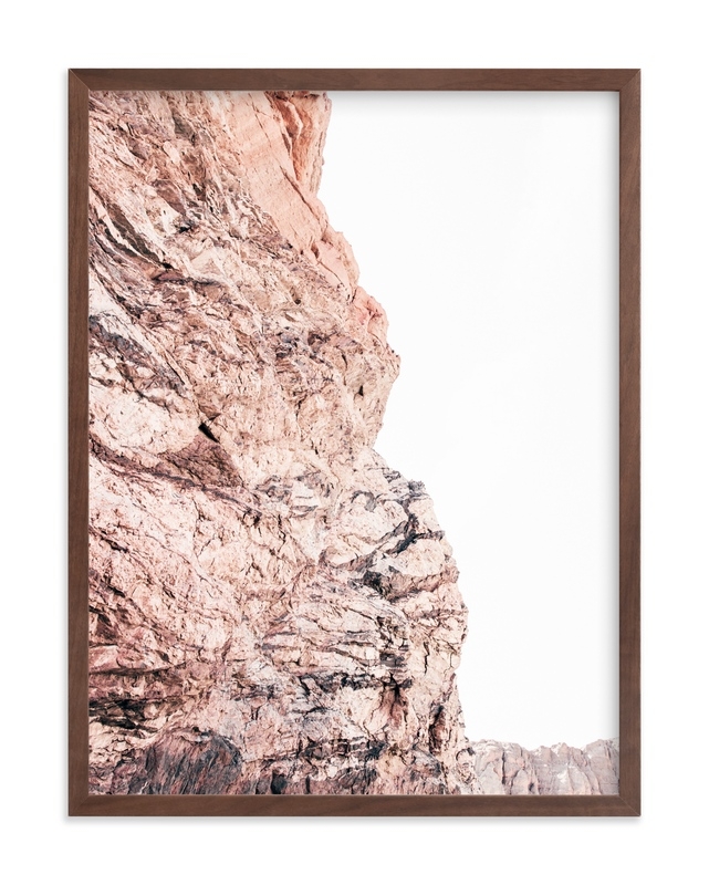 Painted Canyon 2 - Desert Blush - Walnut Wood Frame - Image 0