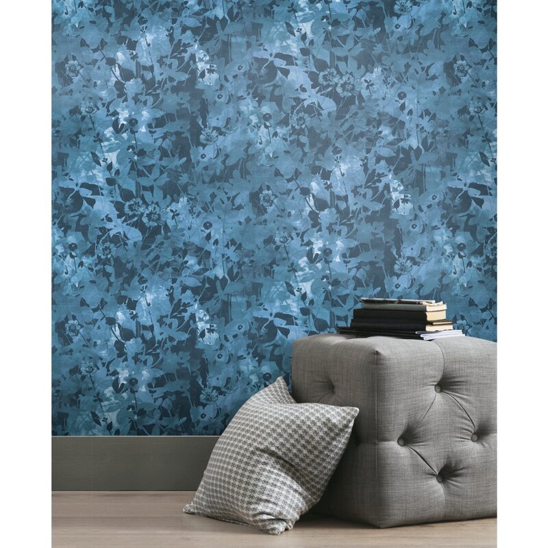 Lonsdale Wildflower Shadows 18.86' L x 18" W Peel and Stick Wallpaper Roll - Image 0