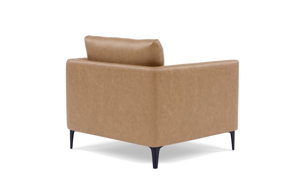 Owens Leather Accent Chair - Palomino Pigment-Dyed Leather - Image 2