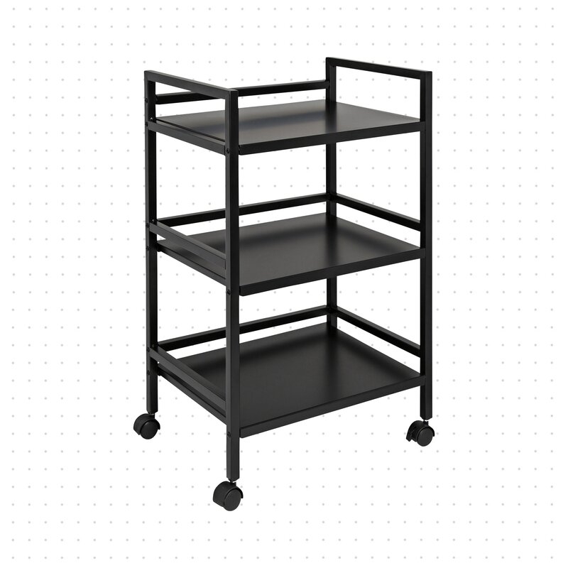 Dawson 3-Shelf Metal Utility Cart - Image 0