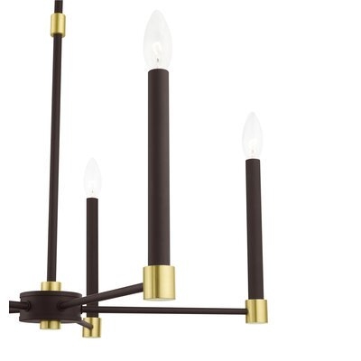 Orean 5-Light Candle Style Linear Chandelier - Image 0