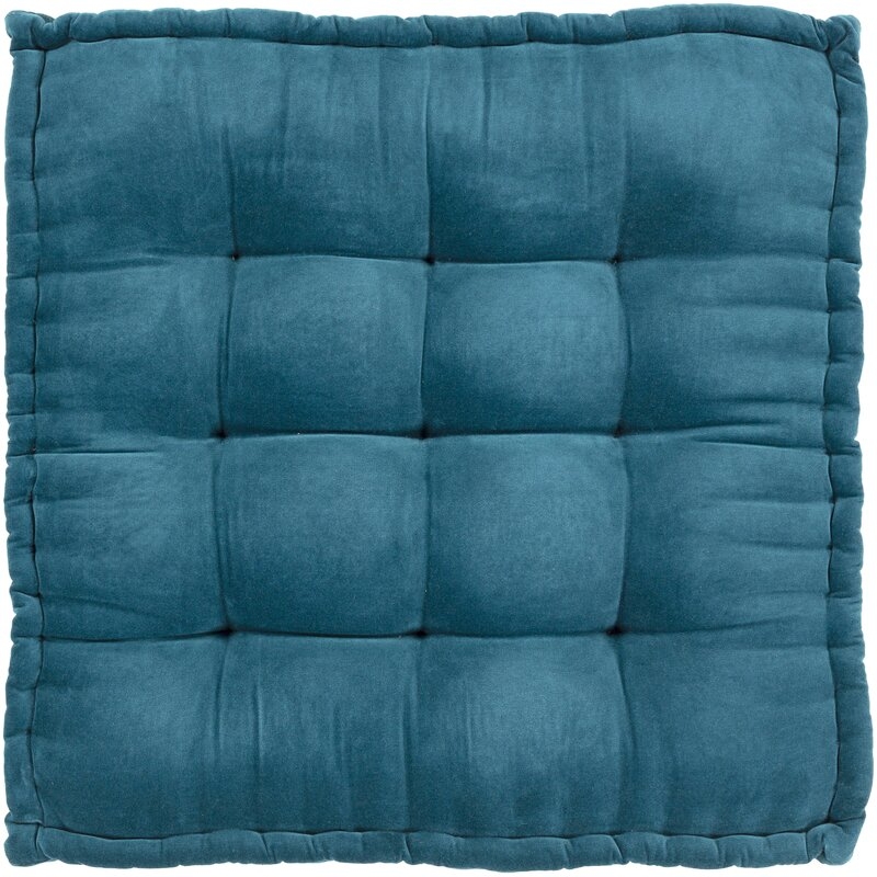 Lindley Border Cotton Floor Pillow - Image 1