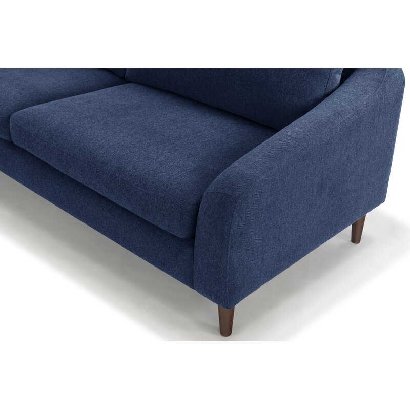 Khari 85'' Round Arm Sofa with Reversible Cushions - Image 3