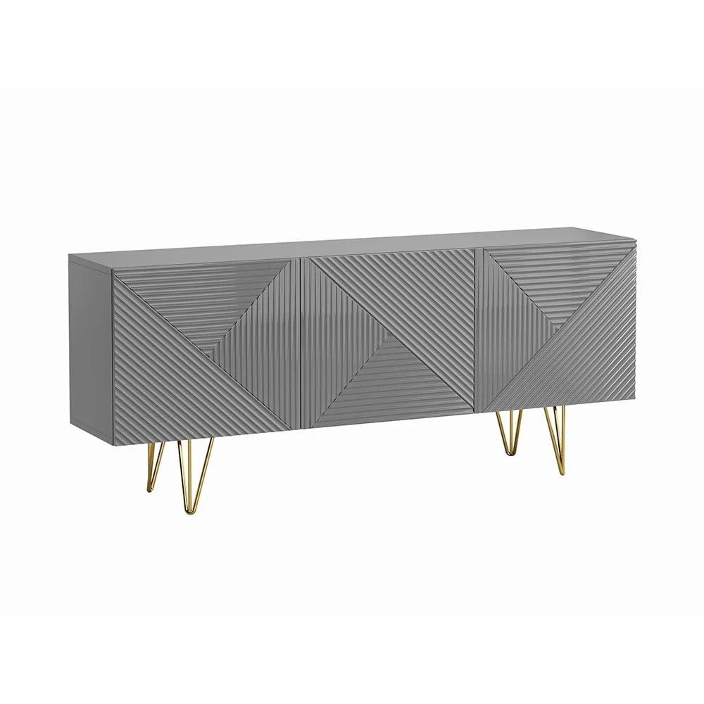 Giza 3D 63" Sideboard - Gray - Image 0