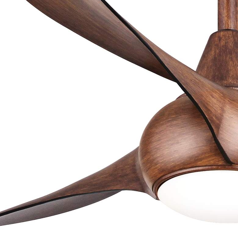 52" Minka Aire Light Wave Distressed Koa Ceiling Fan - Image 2