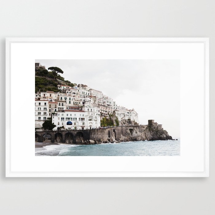 Amalfi Coast - 26" x 38" - vector white - Image 0