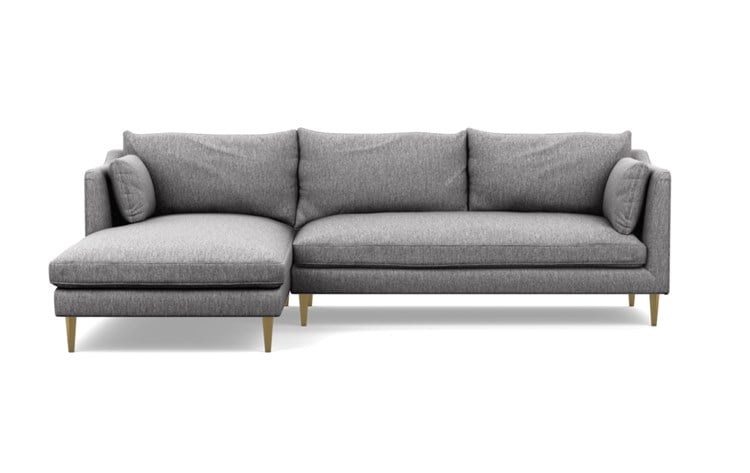 CAITLIN BY THE EVERYGIRL Sectional Sofa with Left Chaise: Seed (cross weave) - Image 0