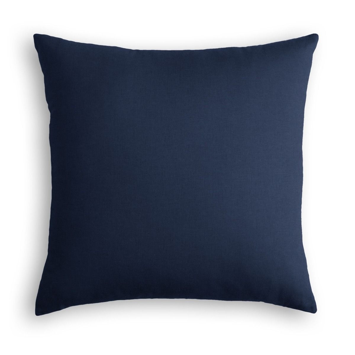 Classic Linen Pillow, Indigo, 22" x 22" with down fill - Image 0