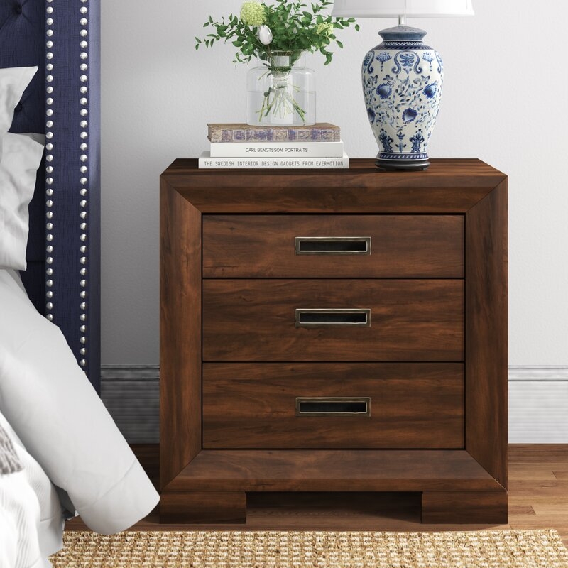Diana Solid + Manufactured Wood Nightstand - Image 0