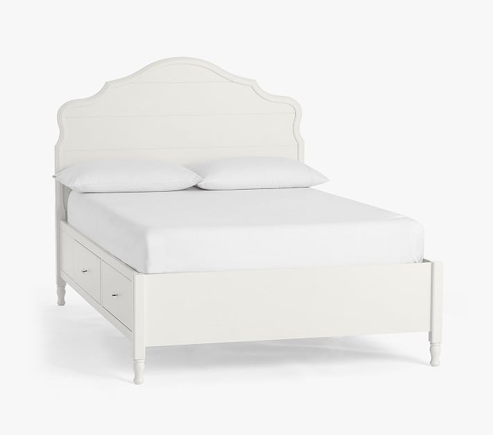 Juliette Storage Bed- Full, French White - Image 0