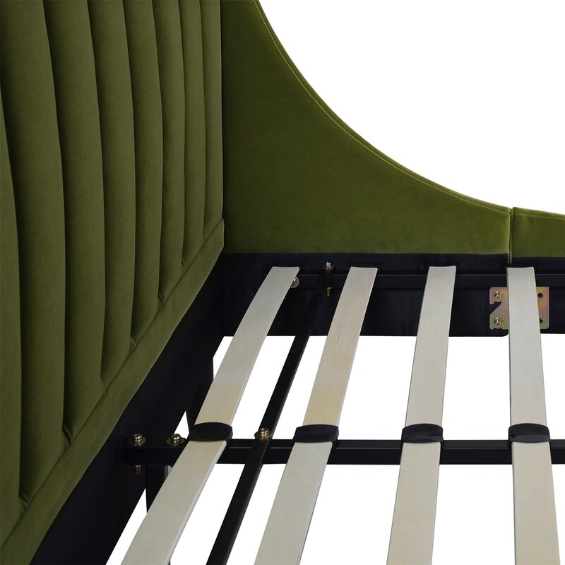 Helaina Upholstered Wingback Bed - Image 2