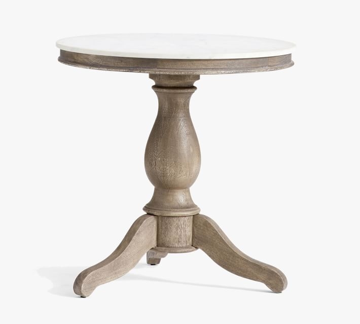 Alexandra 24" Round Marble End Table - Image 0
