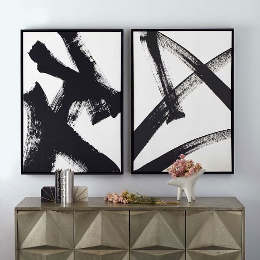 Framed Print, Double X, 29" X 40" - Image 1