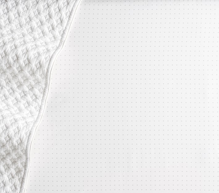 Organic Haven Sweet Dot Crib Fitted Sheet, Gray - Image 0