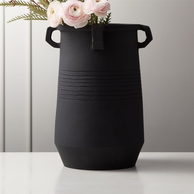 Stock Matte Black Vase - Image 3