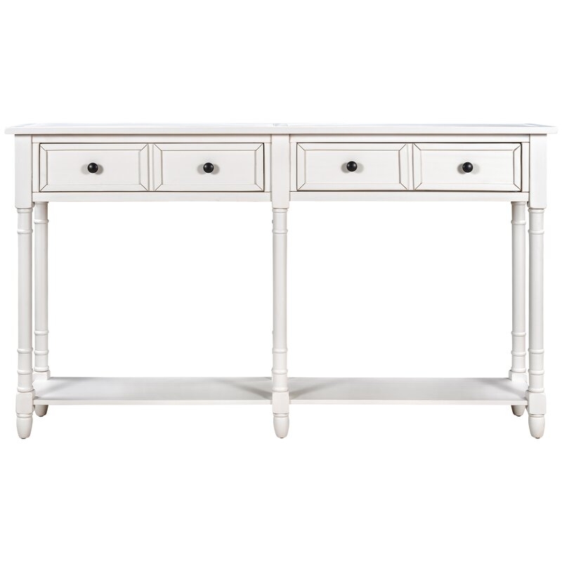 Hollingshead 58" Solid Wood Console Table - Image 0