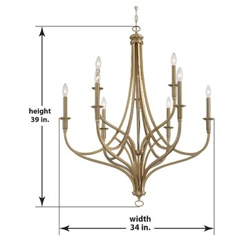 Sima 9 - Light Candle Style Empire Chandelier - Image 2