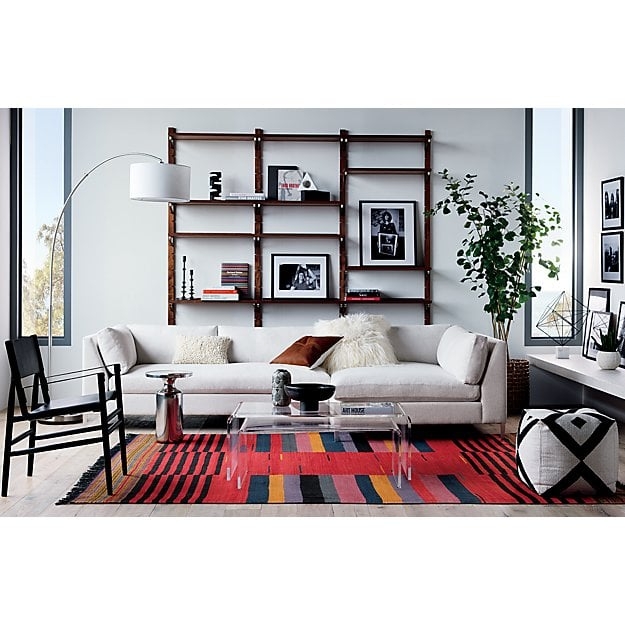 RAKE TALL BLACK AND WHITE VASE - Image 2