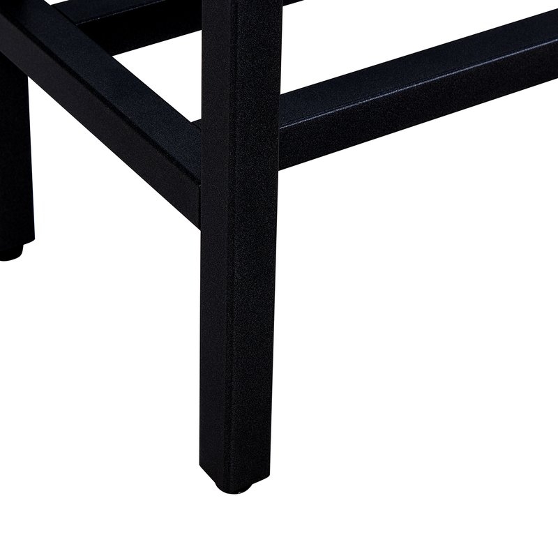 Coppock Narrow Console Table-black 30"x36x8" - Image 3