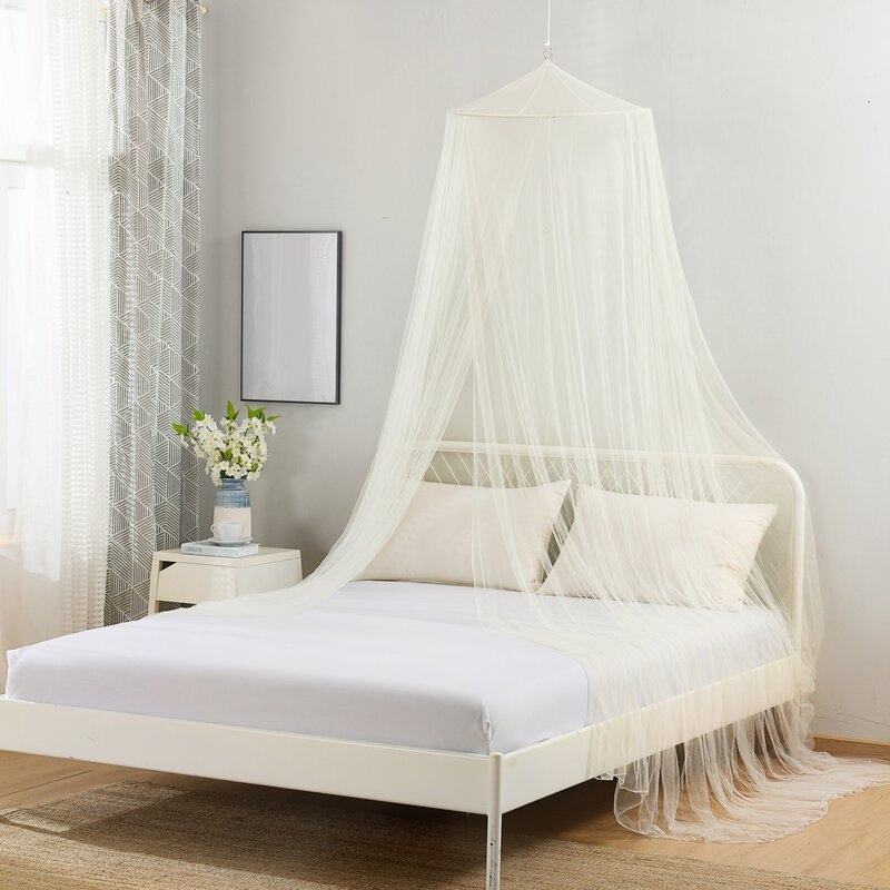 Sandown Collapsible Hoop Sheer Mosquito Net Bed Canopy - Image 0