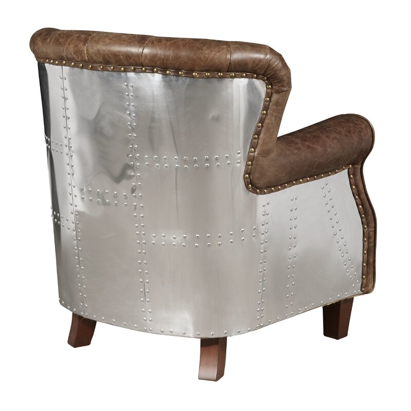 Chief Leather Club Chair - Image 1