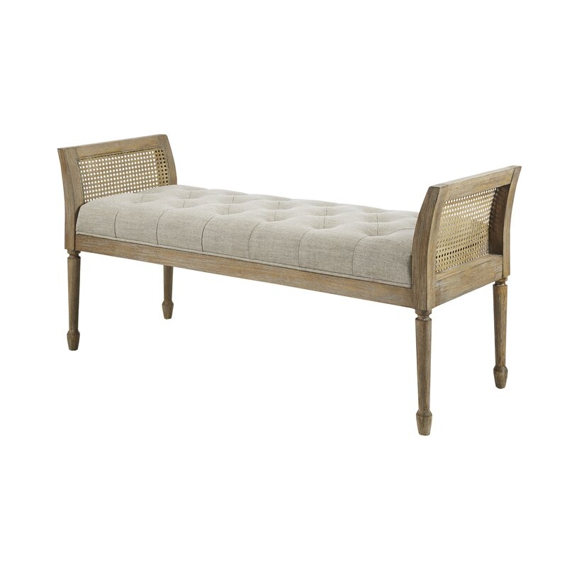 Martha Stewart Isla Upholstered Bench - Image 0