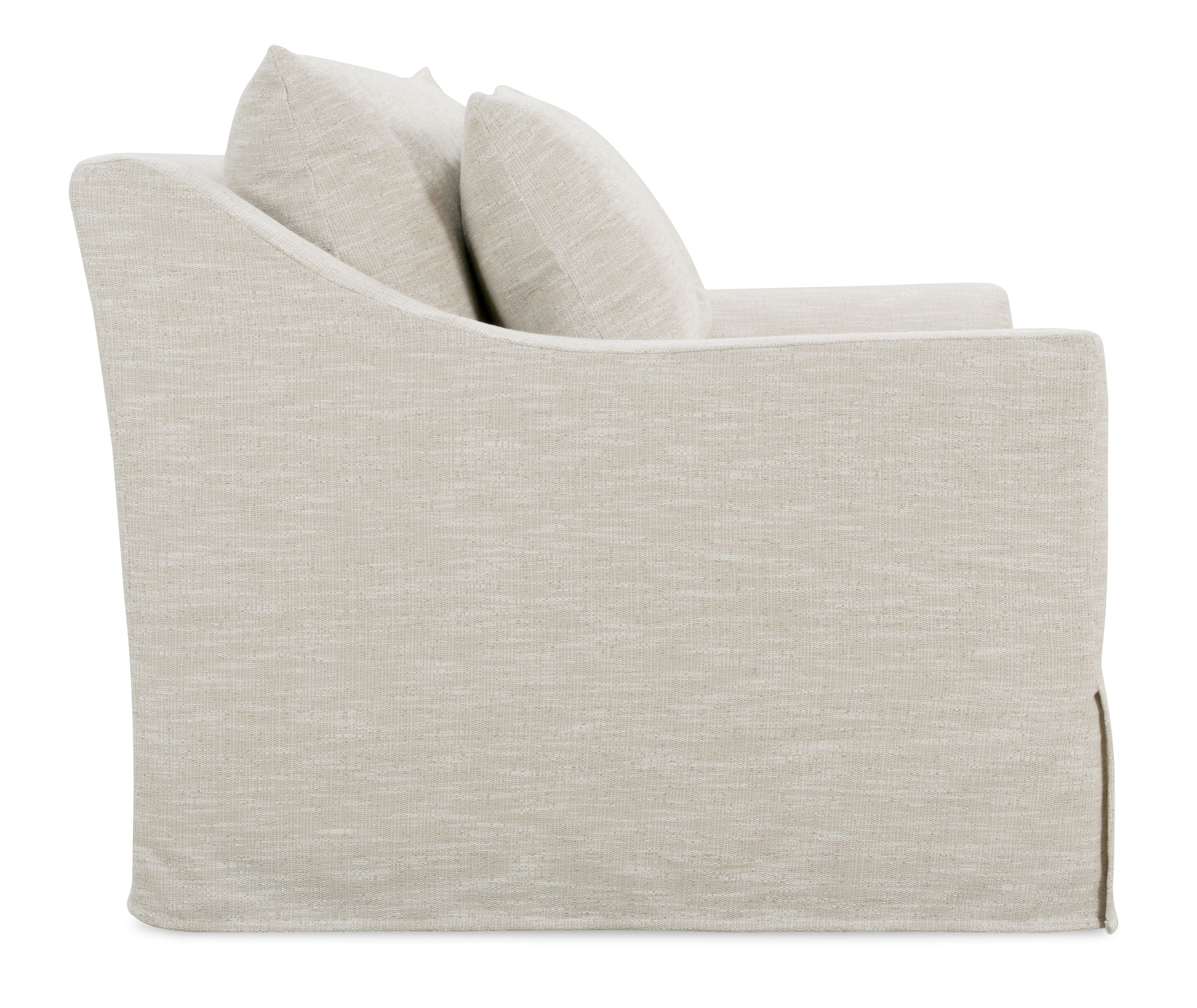 Fraser Slipcover Sofa, Bench Cushion, White, 95" - Image 14