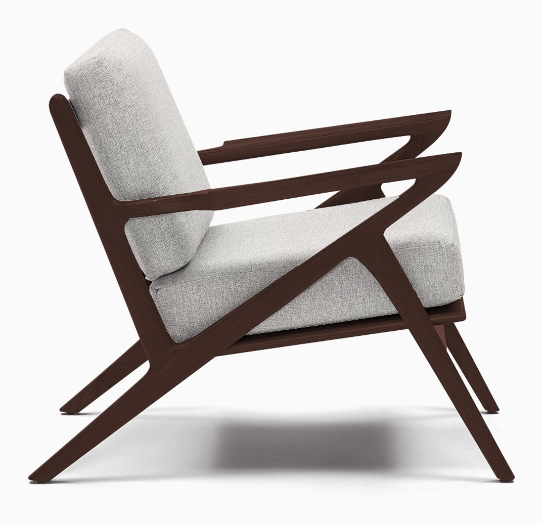 Soto Concave Arm Chair in Tussah Blizzard - Image 1