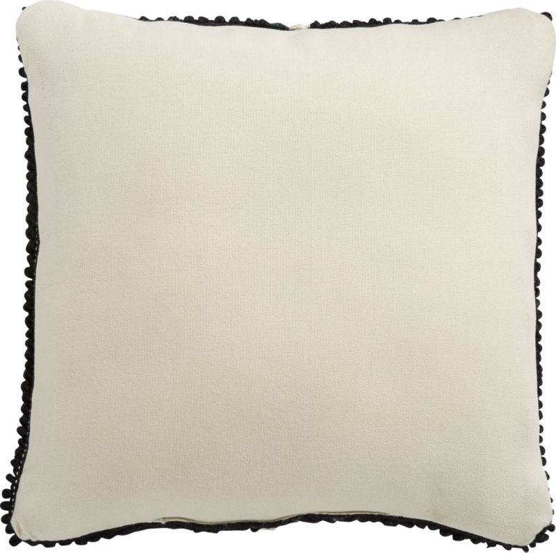 20"x20" Dart Outdoor Black/White/Green Diamond Pillow - Image 2