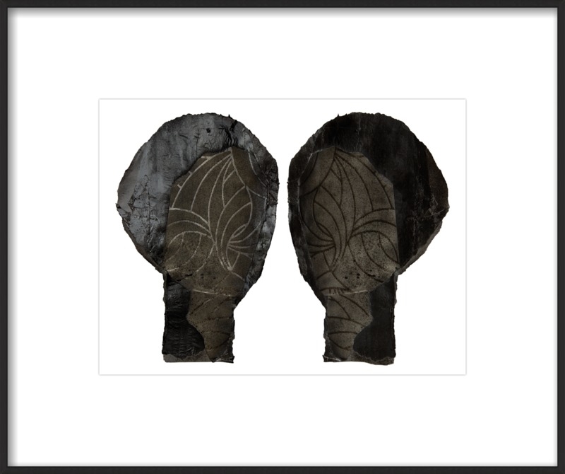 Two Heads - Contemporary Black Matte Frame With Matte - Image 0