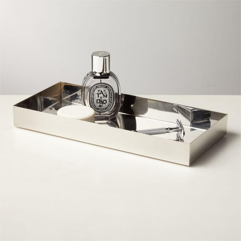Elton Polished Nickel Tissue Box Cover - Image 3