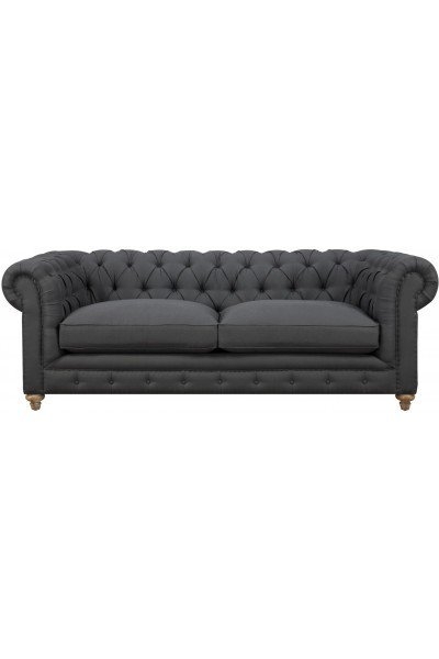 Blake Morgan Linen Sofa - Image 1