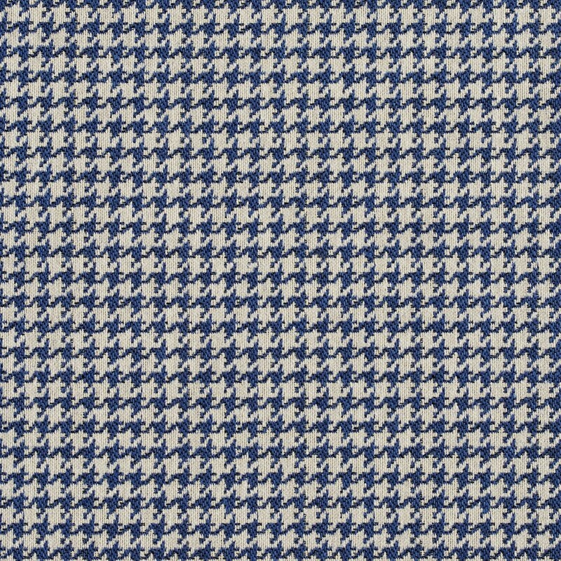 Houndstooth Fabric / Blue - Image 0
