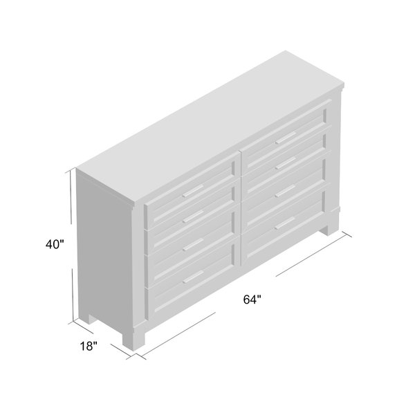 Sallie 8 Drawer Double Dresser - Image 3