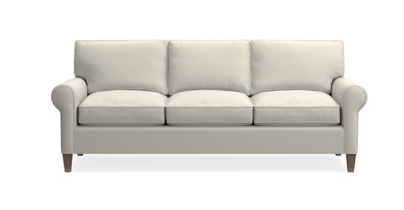 Montclair 3-Seat Roll Arm Sofa, Galaxy Linen, Drift left - Image 0