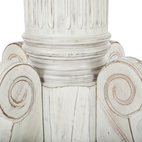 Forest Drop Leaf Dining Table - Antique White - Safavieh - Image 4