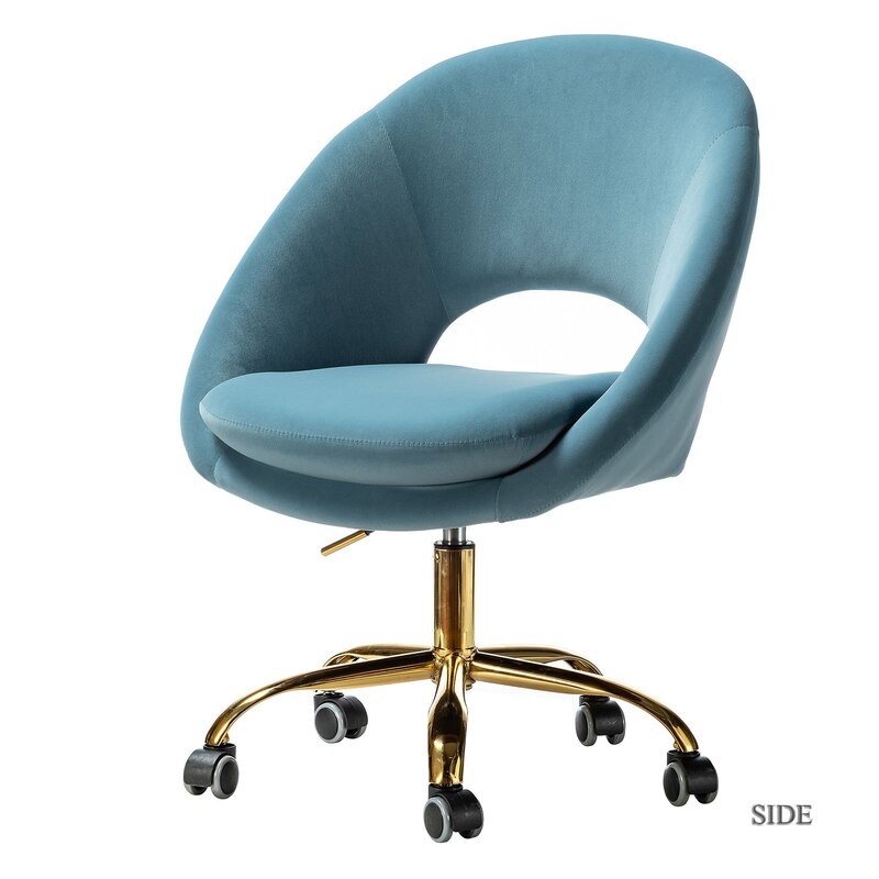 Lourdes Velvet Task Chair - Image 0